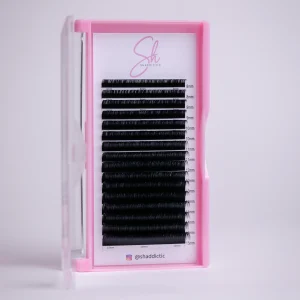 Extensiones de pestañas - bandeja clásica de 0,15 mm mixta (16 líneas)